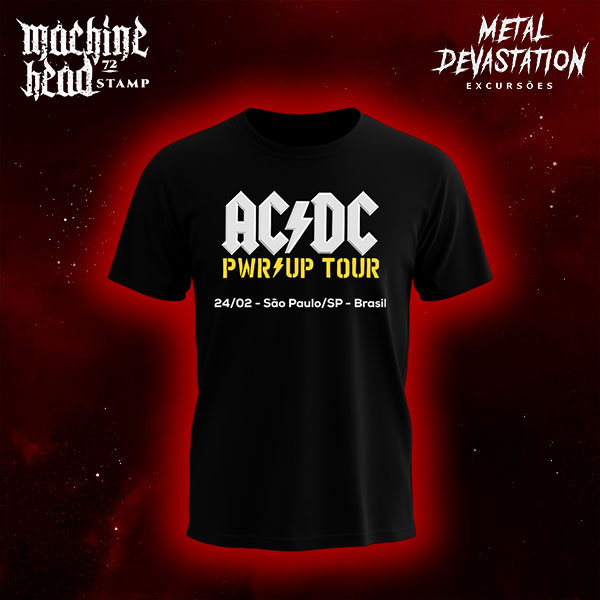 Camiseta AC/DC - PWR'UP Tour 2026