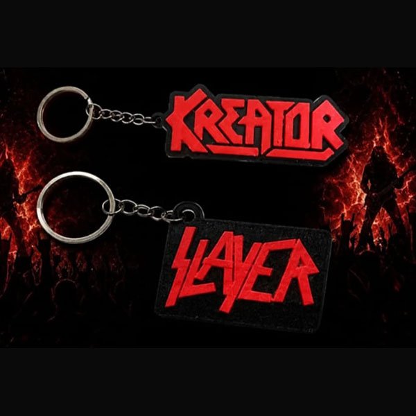 Chaveiros Slayer e Kreator