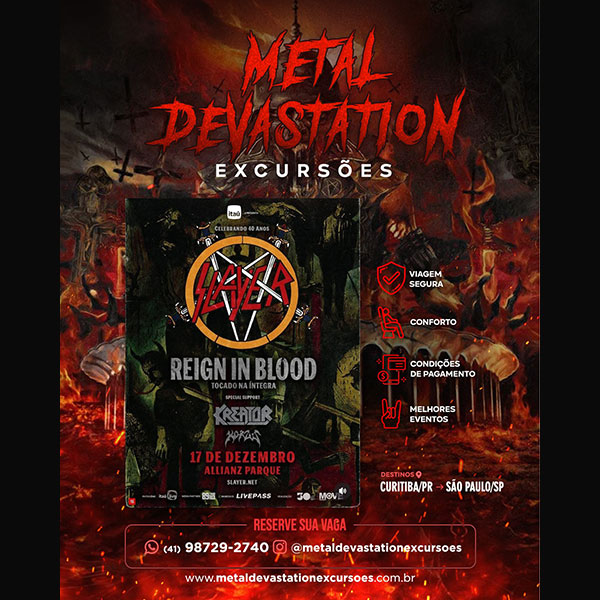 Slayer, Kreator e Korzus