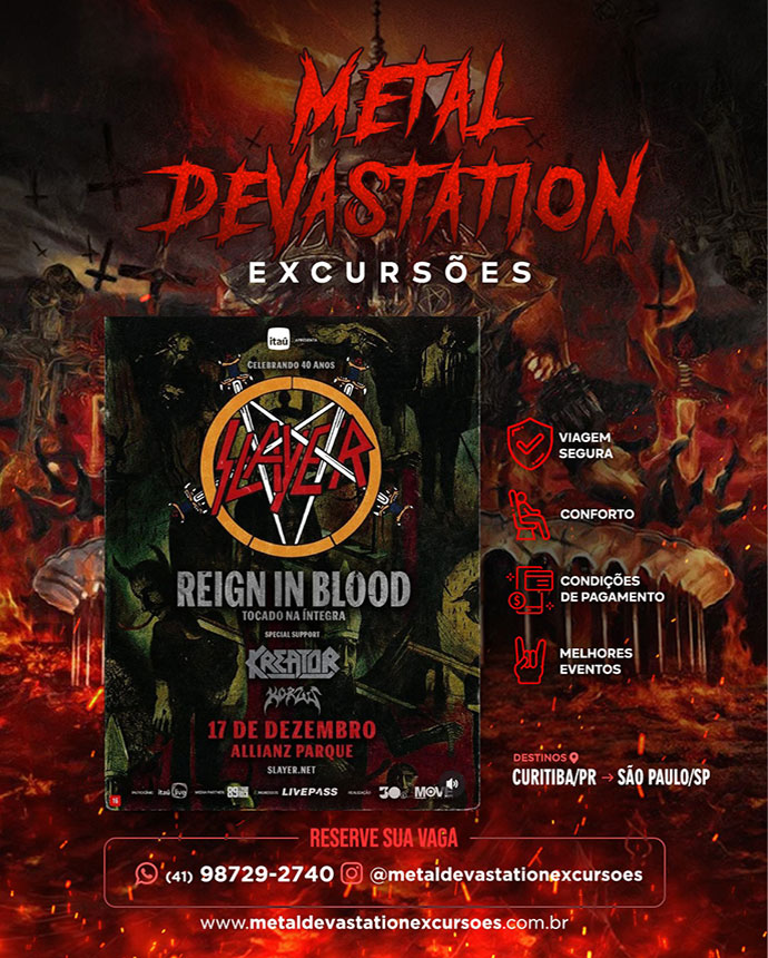 Slayer, Kreator e Korzus